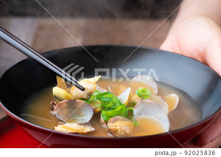 あさりの味噌汁 あさりの味噌汁 92025836