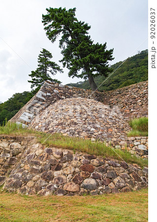 鳥取県/ 鳥取城・鳥取城跡 巻き石垣(巻石垣) 鳥取県/ 鳥取城・鳥取城跡 巻き石垣(巻石垣) 92026037