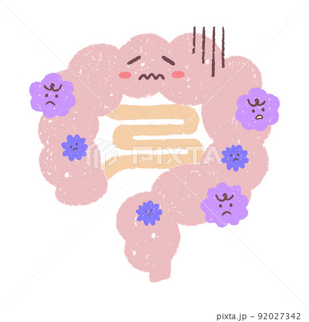 不調な腸内と悪玉菌 不調な腸内と悪玉菌 92027342