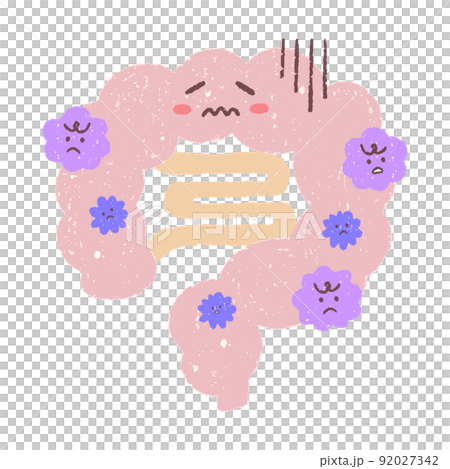 不調な腸内と悪玉菌 不調な腸内と悪玉菌 92027342