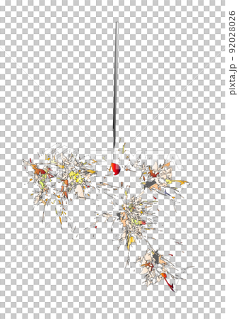 Graphic style sparkler with emo 92028026