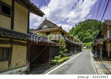 吹屋の町並み 下谷地区 岡山県高梁市 吹屋の町並み 下谷地区 岡山県高梁市 92029003