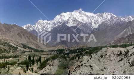 The route for K2 @Pakistan / パキスタン側から眺めるカラコルム山脈 92029063