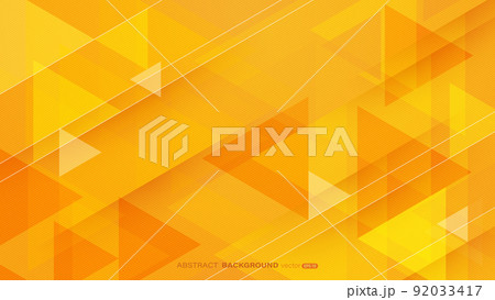 Geometric orange abstract background with... - Stock Illustration  [92033417] - PIXTA
