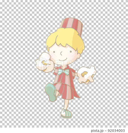 一個用爆米花絨球支持我的男孩 92034003