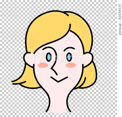 Laughing youth white woman Laughing youth white woman 92034535