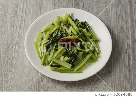 小松菜の青菜炒め 92034680