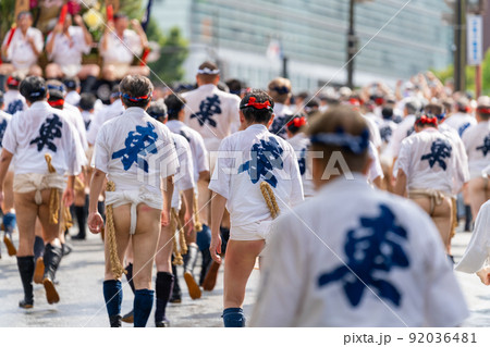 《福岡県》博多祇園山笠　集団山見せ（7月13日） 92036481