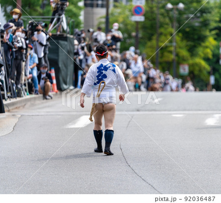 《福岡県》博多祇園山笠　集団山見せ（7月13日） 92036487