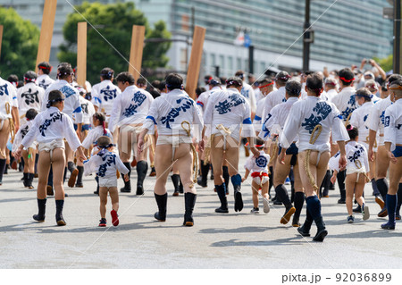 《福岡県》博多祇園山笠　集団山見せ（7月13日） 92036899