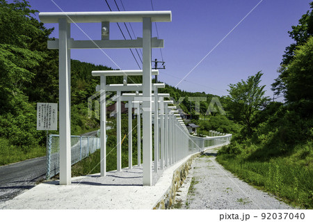 済渡寺 千本鳥居 岡山県新見市 済渡寺 千本鳥居 岡山県新見市 92037040
