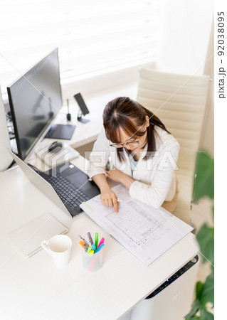 女性一級建築士 設計事務所 俯瞰 女性一級建築士 設計事務所 俯瞰 92038095