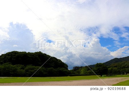 大宰府政庁跡　太宰府市　福岡県　日本三大史跡 92039688
