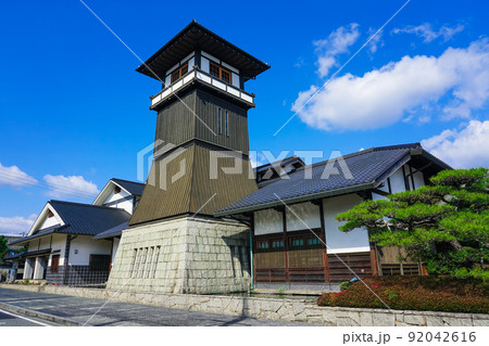 水見やぐらが印象的やかげ郷土美術館(岡山県矢掛町) 水見やぐらが印象的やかげ郷土美術館(岡山県矢掛町) 92042616