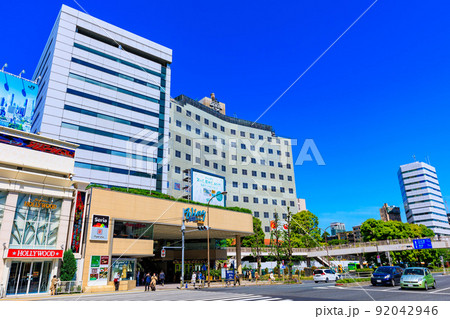 東京 港区高輪の都市風景 品川駅高輪口 東京 港区高輪の都市風景 品川駅高輪口 92042946