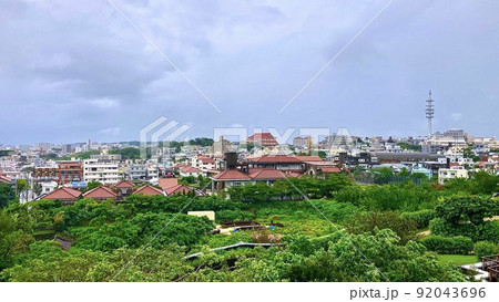 首里城公園・東のアザナからの見える風景 92043696