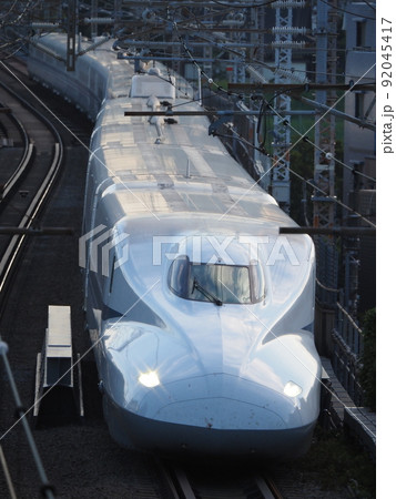 新幹線N700A　黄昏の密蔵院跨線橋にて 92045417