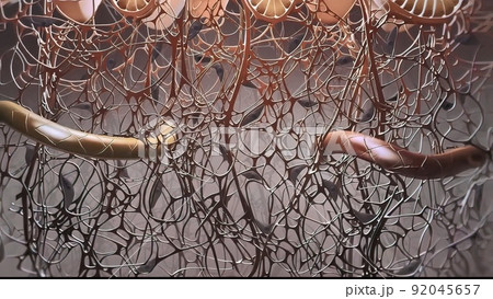 3D Microbiology illustrationof the Mechanisms of fibrosis 3D Microbiology illustrationof the Mechanisms of fibrosis 92045657