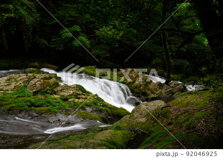 夏の菊池渓谷 夏の菊池渓谷 92046925
