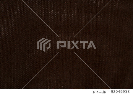 Brown canvas grunge background texture dark brown fabric 92049958