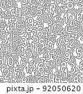 Seamless black and white background with a large number of numbers signs. 92050620