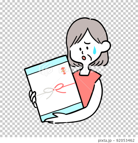 嬉しくないお中元をもらってしまった高齢の女性 嬉しくないお中元をもらってしまった高齢の女性 92053462