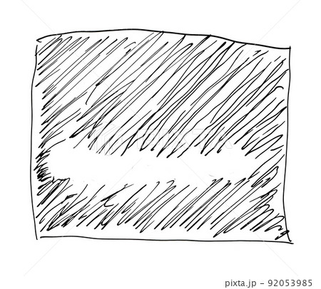 Black hand drawn ink texture with stripe and lines. Freehand patterns and background with place for your text Black hand drawn ink texture with stripe and lines. Freehand patterns and background with place for your text 92053985