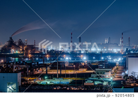 工場夜景 工場夜景 92054805