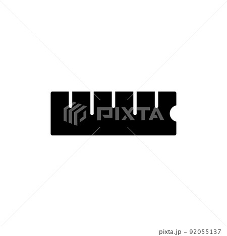 Illustration Vector Graphic of Ruler icon Illustration Vector Graphic of Ruler icon 92055137
