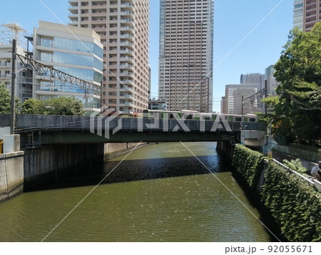 目黒川　五反田駅付近　山手線 92055671