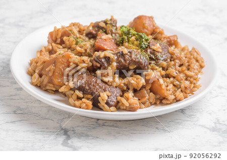 ビーフシチューのリゾット 92056292