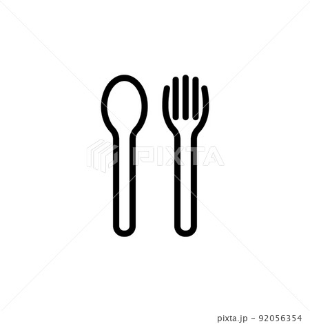 Illustration Vector graphic of Spoon Icon Illustration Vector graphic of Spoon Icon 92056354