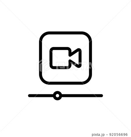 Illustration Vector graphic of Video Icon Illustration Vector graphic of Video Icon 92056696