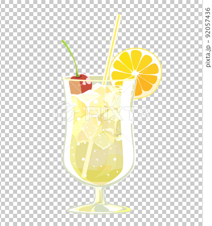 Illustration of lemon squash 92057436