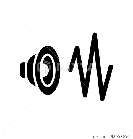 Illustration Vector Graphic of Loudspeaker Icon Illustration Vector Graphic of Loudspeaker Icon 92058056