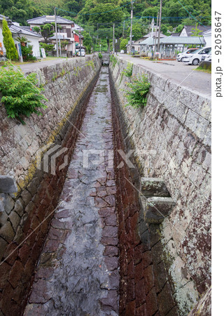 世界文化遺産三角西港 中の水路 92058647