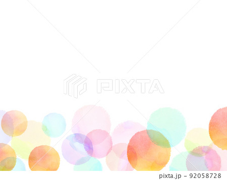 かわいい水玉の背景 かわいい水玉の背景 92058728