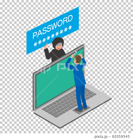 不正アクセスによるパスワード漏洩 92059545
