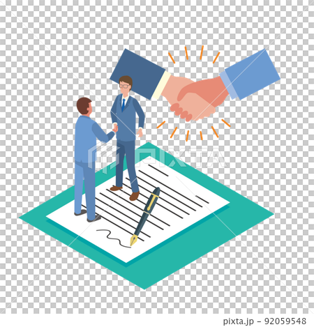 Businessman to contract 92059548