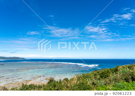 鹿児島県　奄美大島　あやまる岬からの風景 92061223