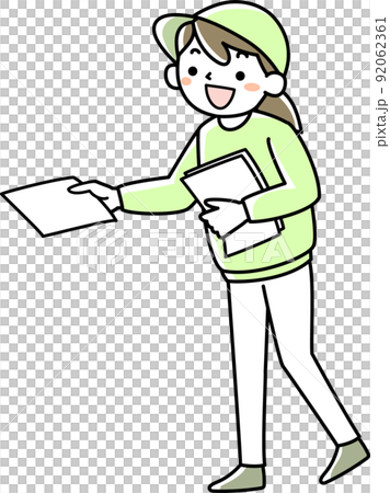 發傳單的男士 92062361