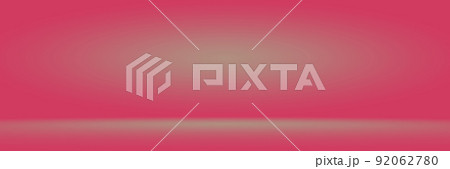 Abstract empty smooth light pink studio room background, Use as montage for product display,banner,template. 92062780