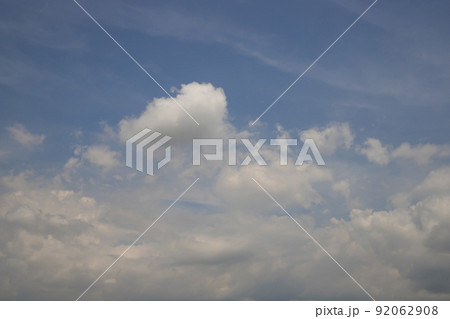 Blue Sky with White Cloudy background Blue Sky with White Cloudy background 92062908