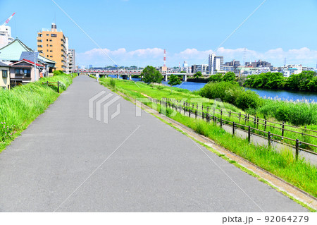 大綱橋／鶴見川方面を望む(神奈川県横浜市)【2022.5】 92064279