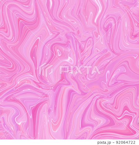 Liquid marbling paint texture background. Fluid painting abstract texture, Intensive color mix wallpaper. 92064722