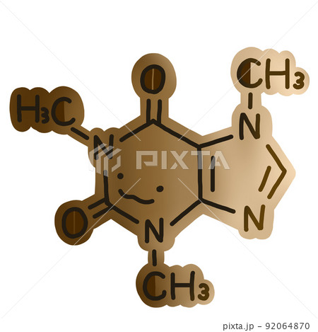 頑張る人の味方　眠気を覚ましてくれる　カフェイン 92064870