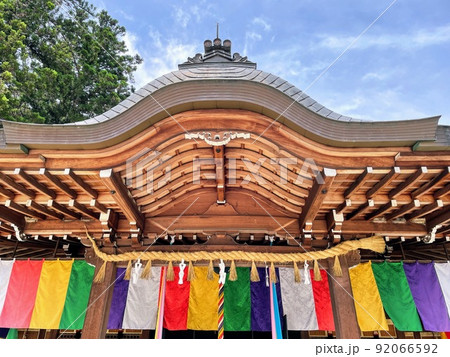 清荒神の拝殿と夏の空 清荒神の拝殿と夏の空 92066592