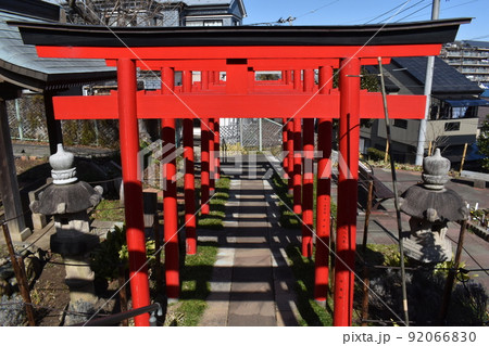 川島稲荷神社、横浜市保土ヶ谷区、鳥居 92066830