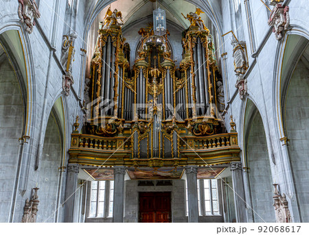 interiors of Salem abbey church, bavaria, germany 92068617