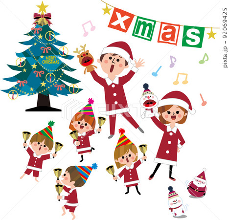 幼稚園のクリスマス 92069425